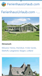 Mobile Screenshot of ferienhausurlaub.com